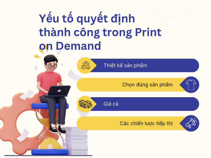 Yeu to quyet dinh thanh cong trong Print on Demand