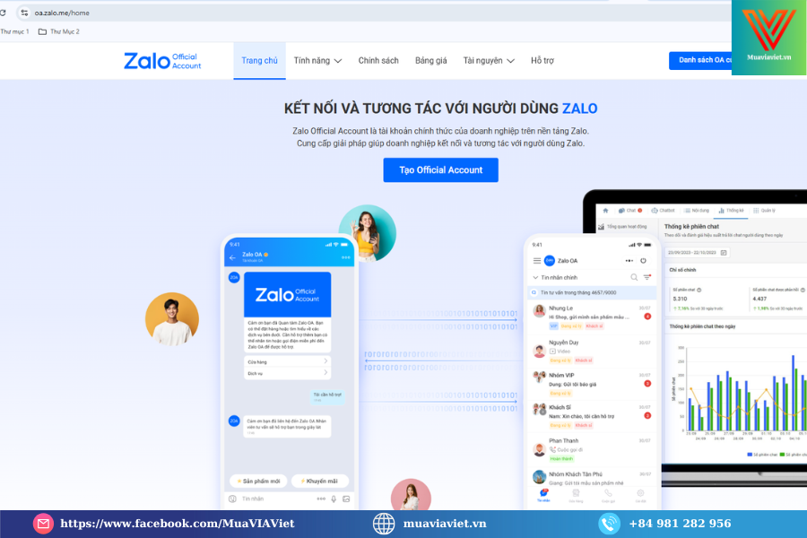 Hướng Dẫn Tạo Zalo OA Cá Nhân Mới Nhất 2024 4 Bước 1: Truy Cập Vào Zalo OA