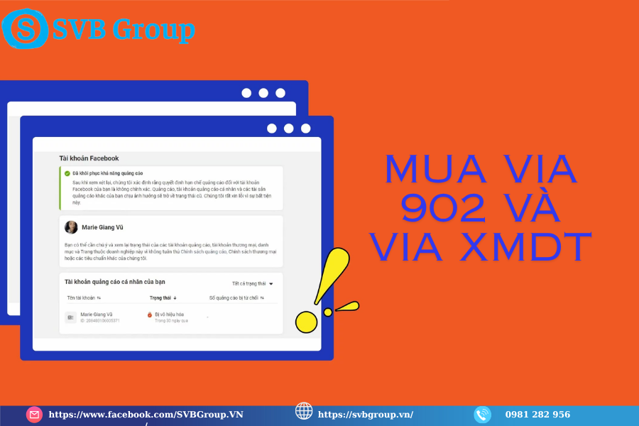 Mua VIA 902 và VIA XMDT giúp tối ưu khả năng kháng nghị