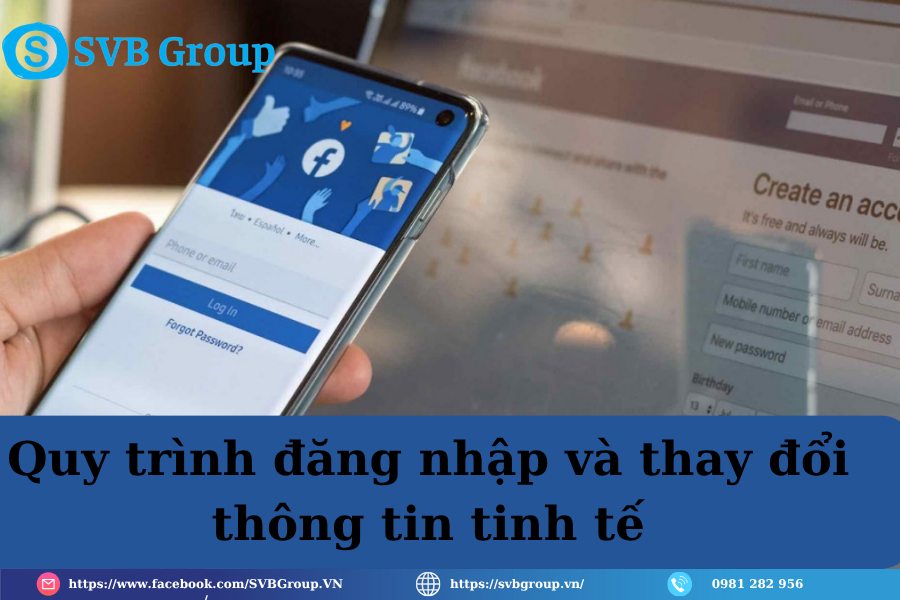 Quy trình đăng nhập và thay đổi thông tin tinh tế